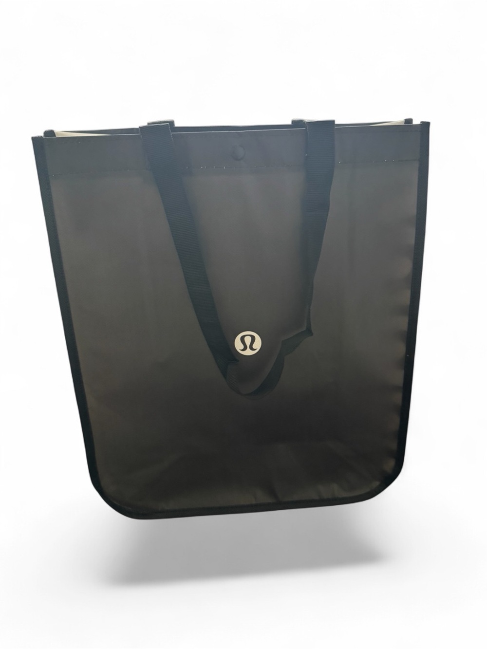 Lululemon Black Logo Tote Bag